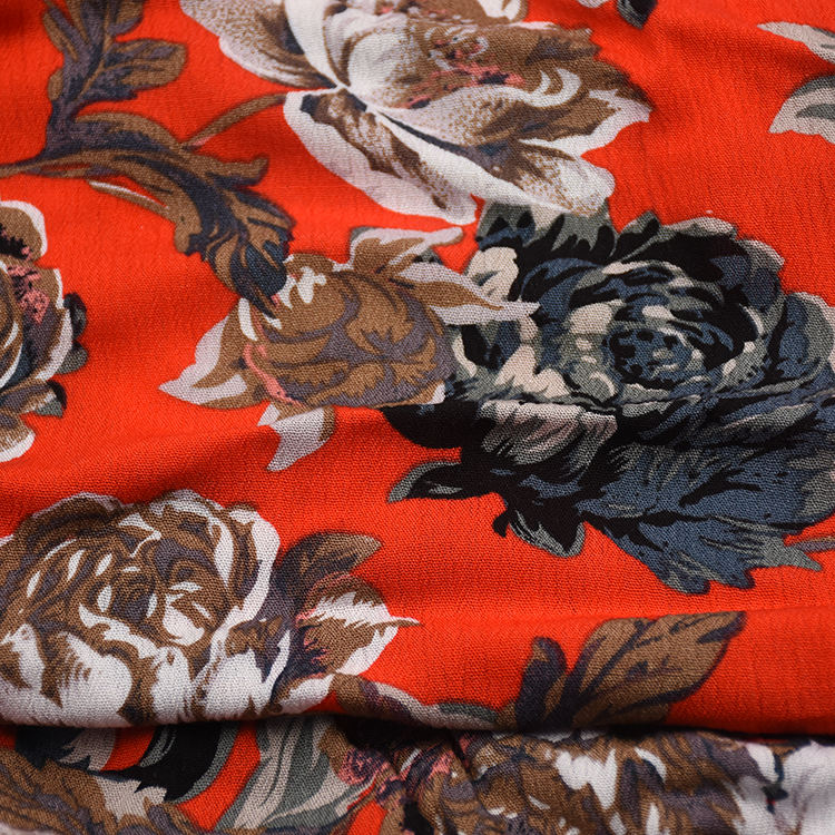 100% Rayon Crepe Fabric
