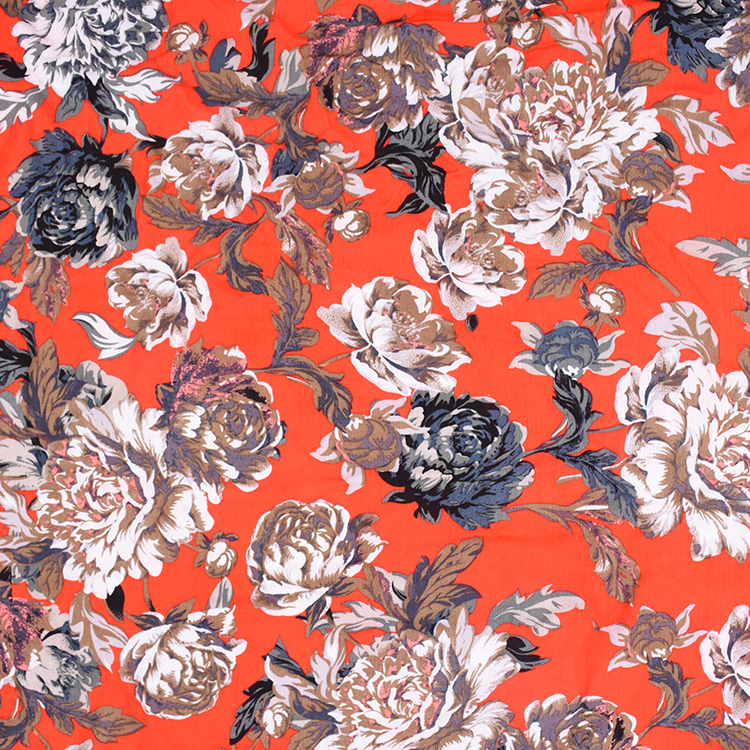 100% Rayon Crepe Fabric