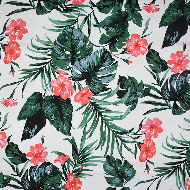 95% Polyester 5% Spandex Printed Fabric 