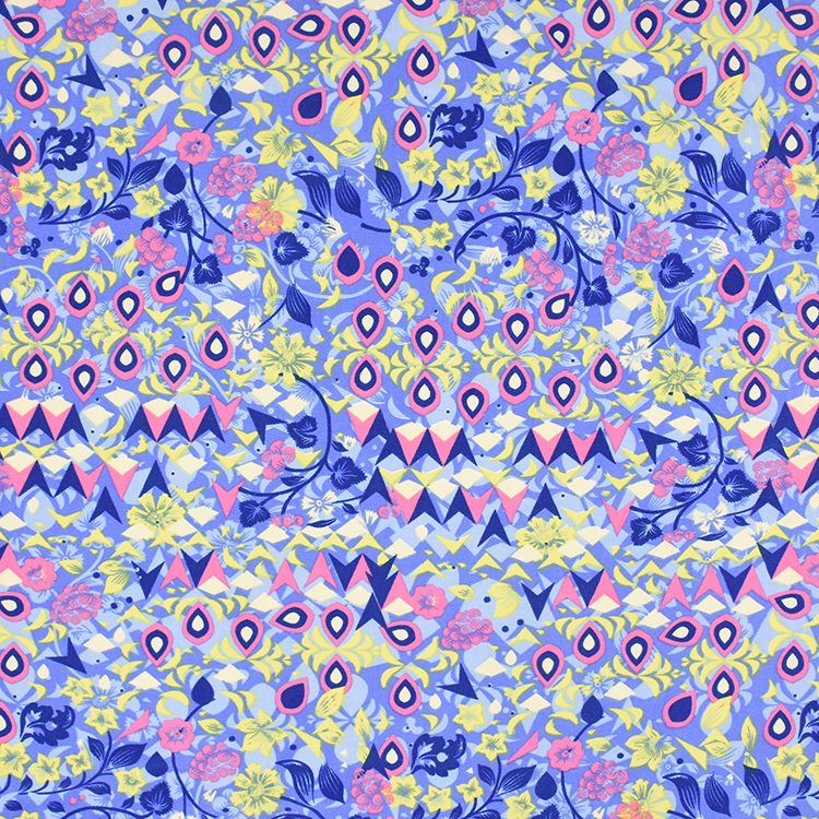 Rayon Spandex Knit Printed Fabric