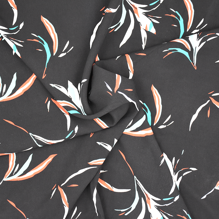 Rayon printed fabric