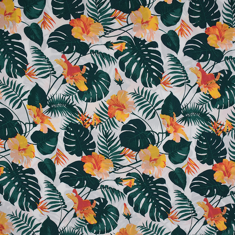 Rayon printed fabric